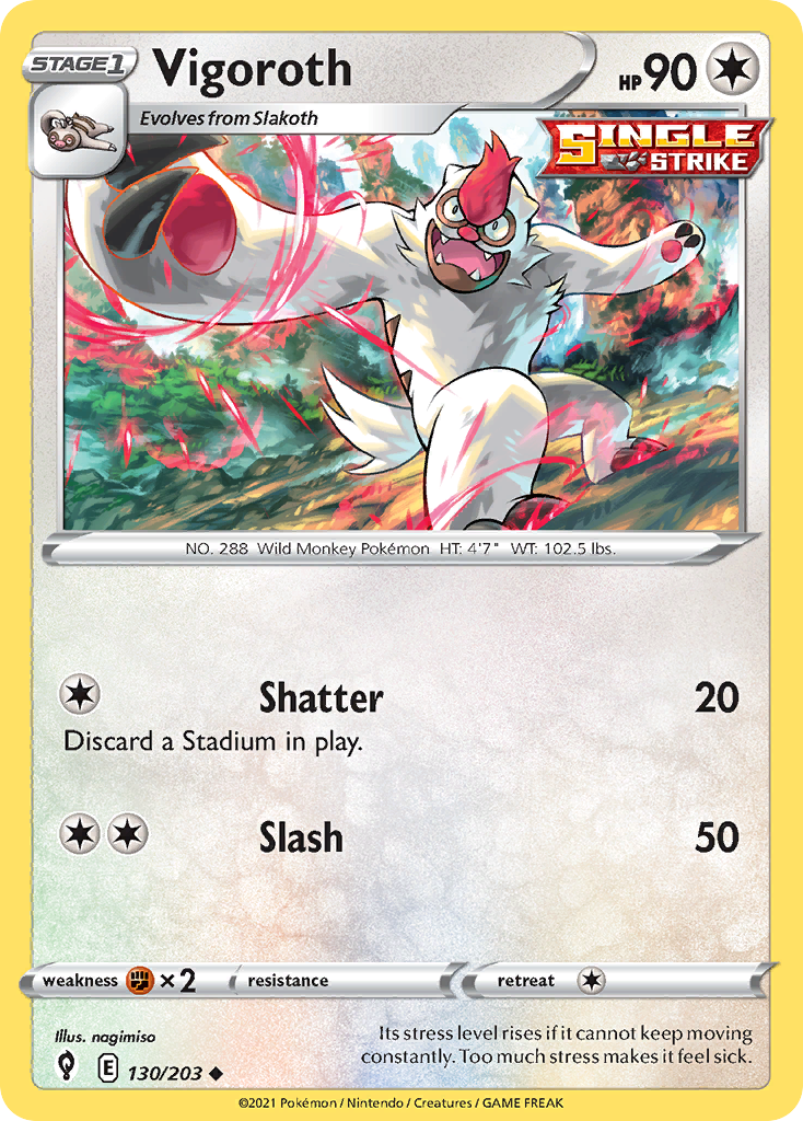 Vigoroth - Evolving Skies - 130