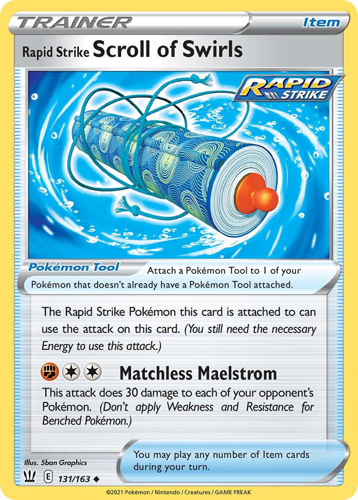 Rapid Strike Scroll of Swirls - Battle Styles - 131