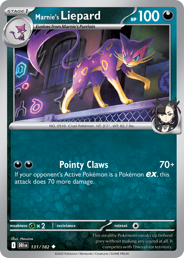 Marnie's Liepard - Destined Rivals - 131