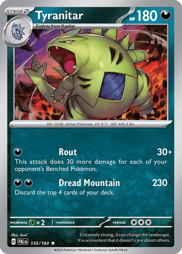 Tyranitar - Paldea Evolved - 135