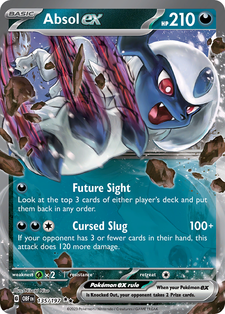 Absol ex - Obsidian Flames - 135