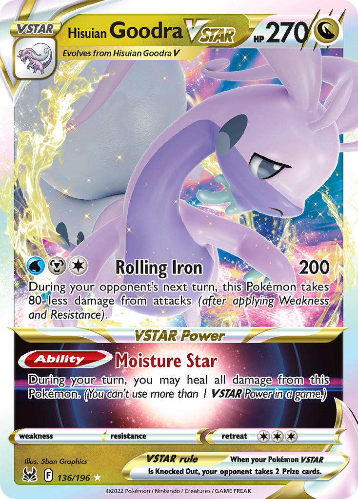 Hisuian Goodra VSTAR - Lost Origin - 136