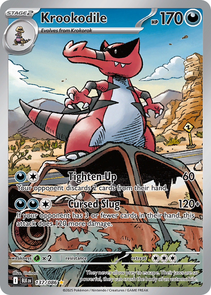 Krookodile - Black Bolt - 137