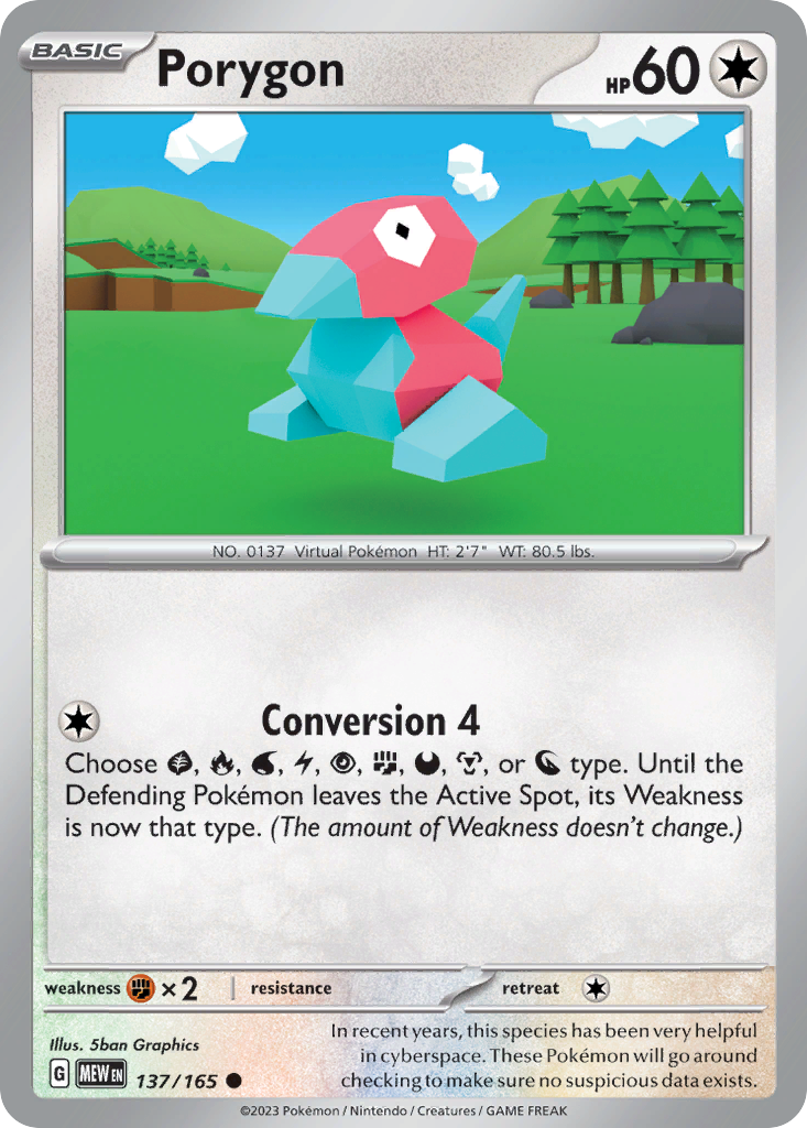 Porygon - 151 - 137