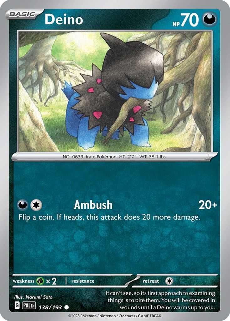 Deino - Paldea Evolved - 138