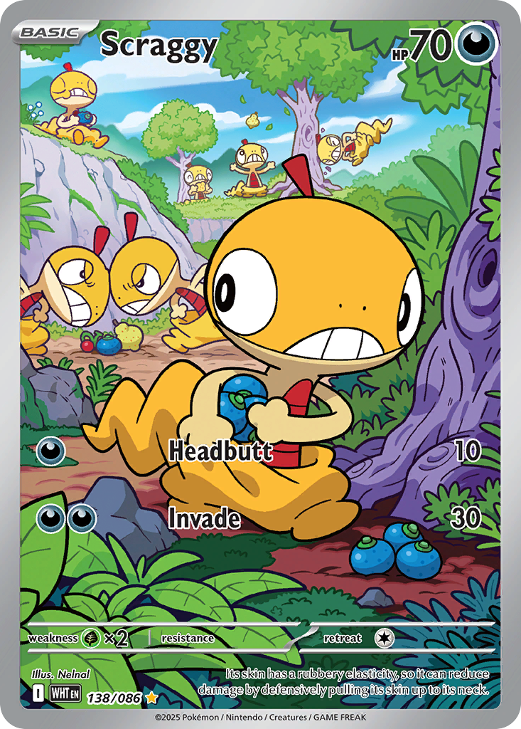Scraggy - White Flare - 138