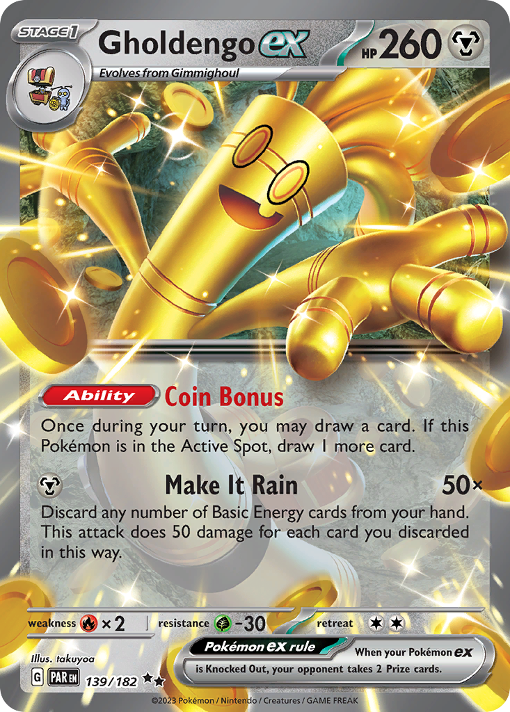 Gholdengo ex - Paradox Rift - 139