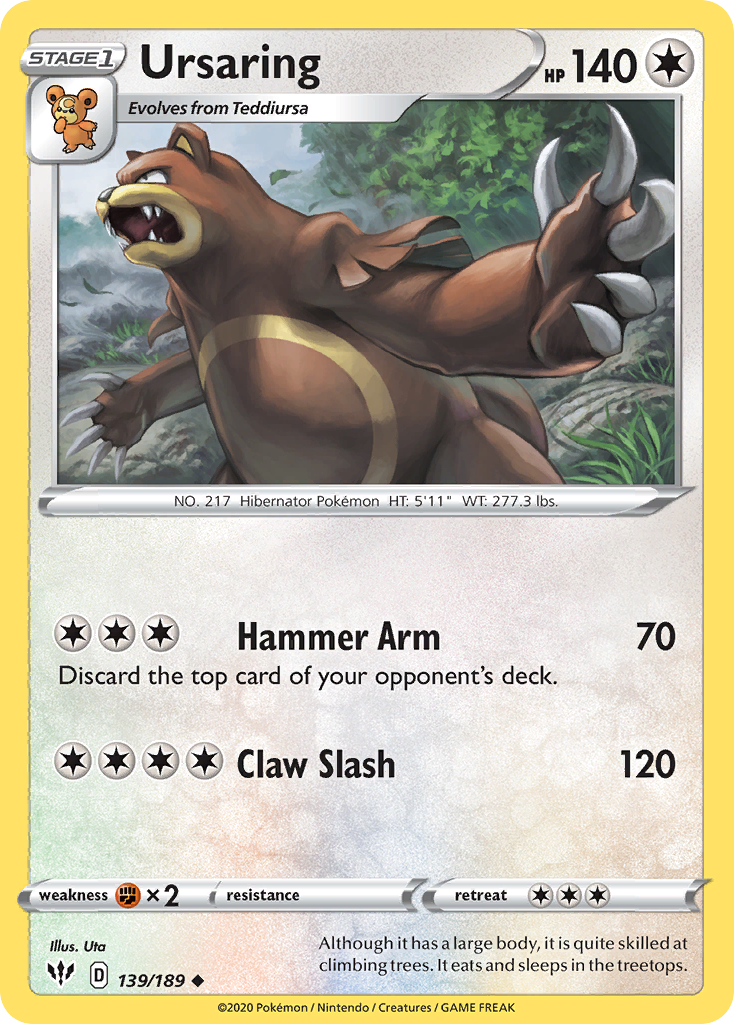 Ursaring - Darkness Ablaze - 139