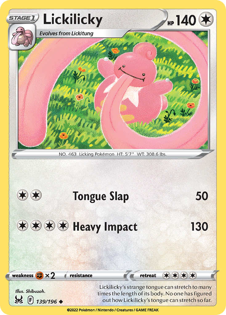 Lickilicky - Lost Origin - 139