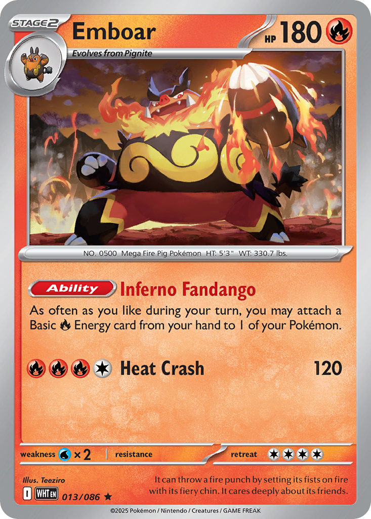 Emboar - White Flare - 013