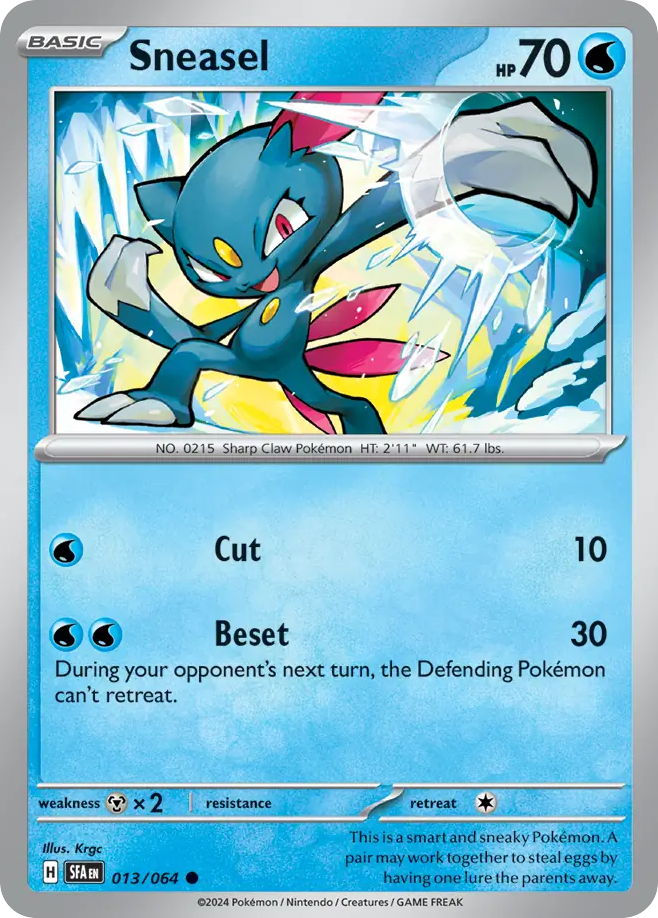 Sneasel - Shrouded Fable - 013