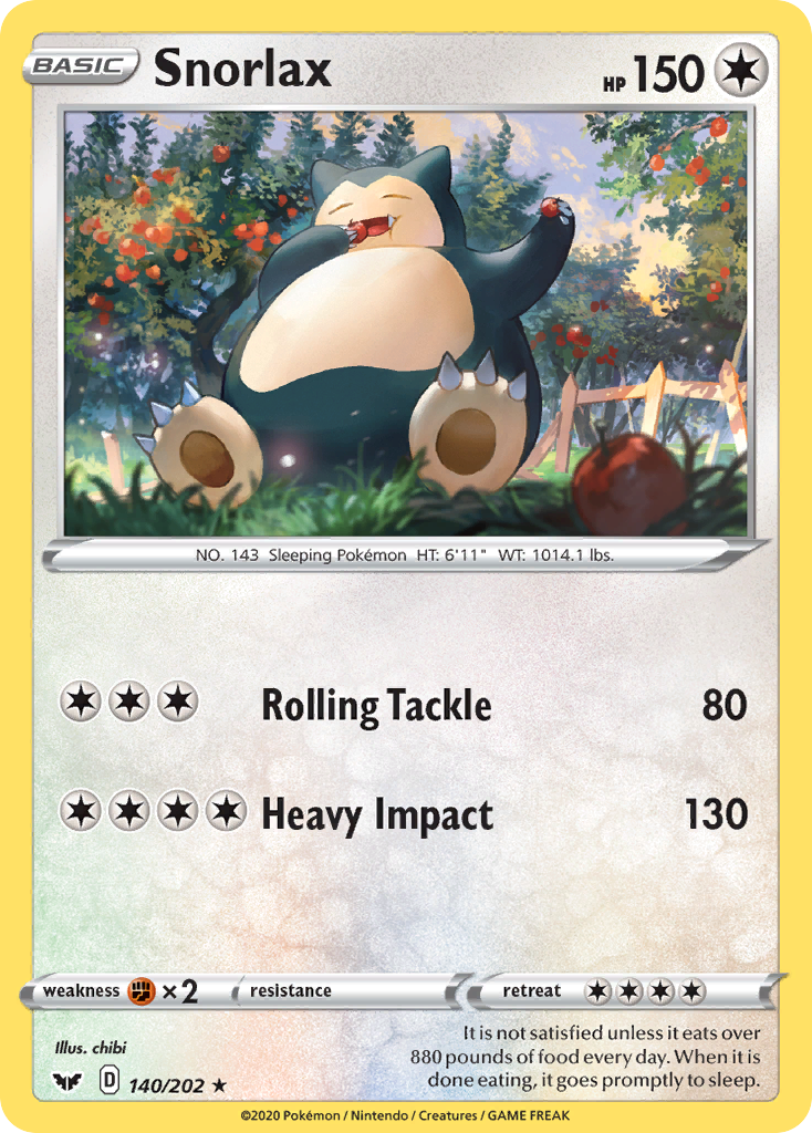 Snorlax - Sword & Shield - 140