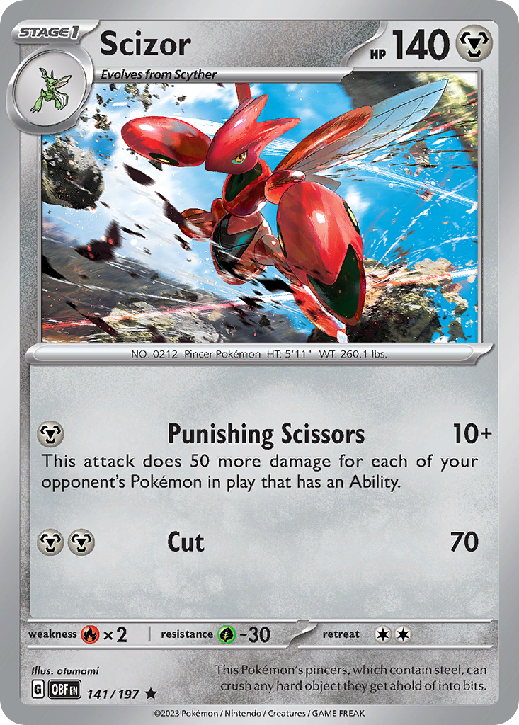 Scizor - Obsidian Flames - 141