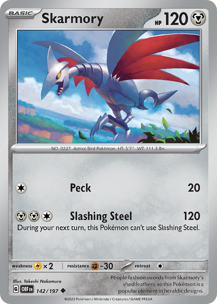 Skarmory - Obsidian Flames - 142
