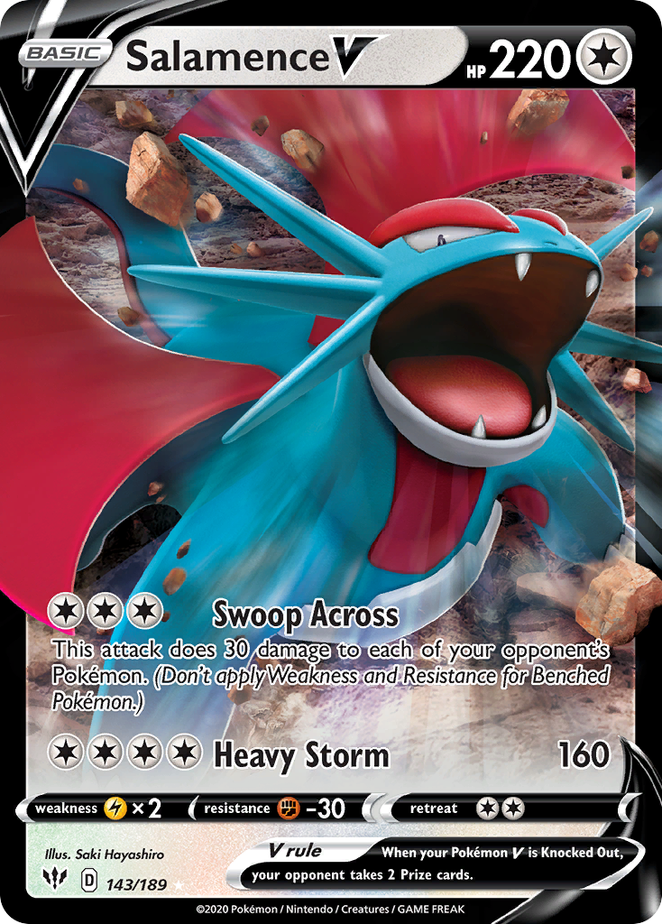 Salamence V - Darkness Ablaze - 143