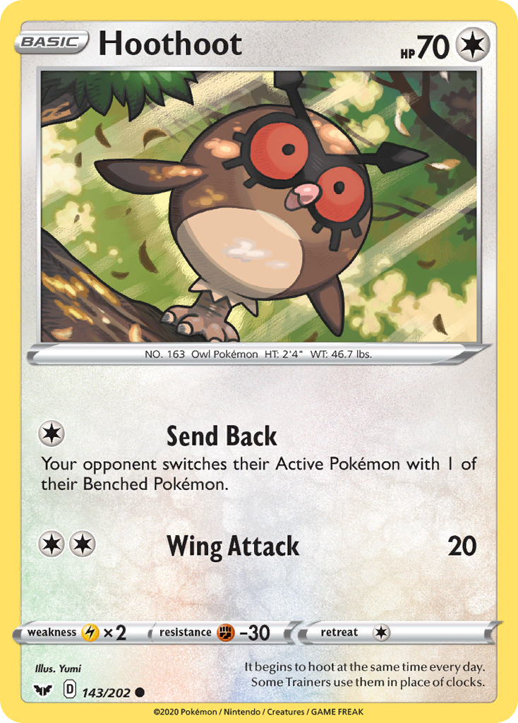 Hoothoot - Sword & Shield - 143