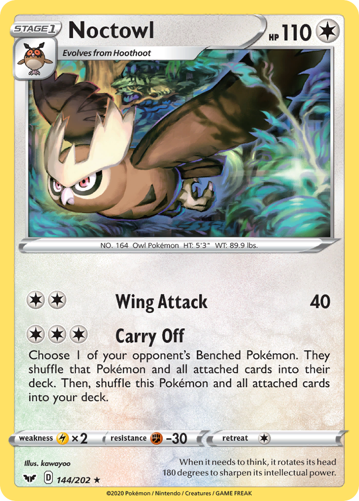 Noctowl - Sword & Shield - 144