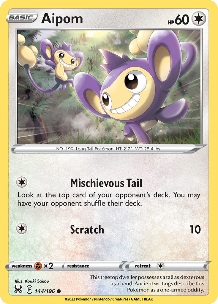 Aipom - Lost Origin - 144