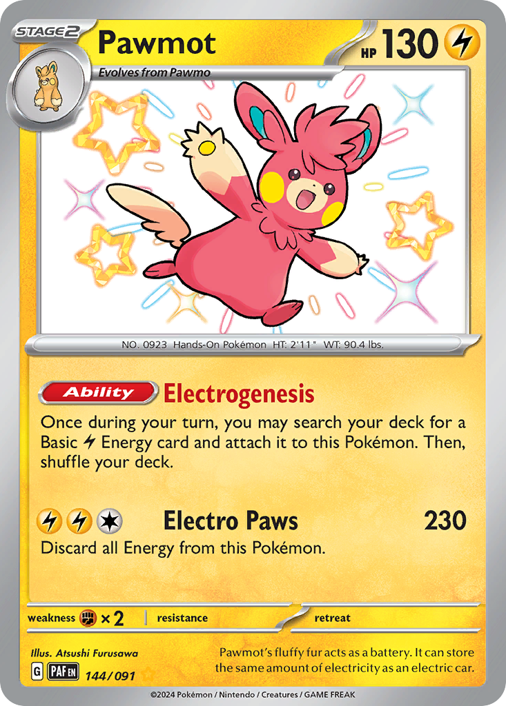 Pawmot - Paldean Fates - 144