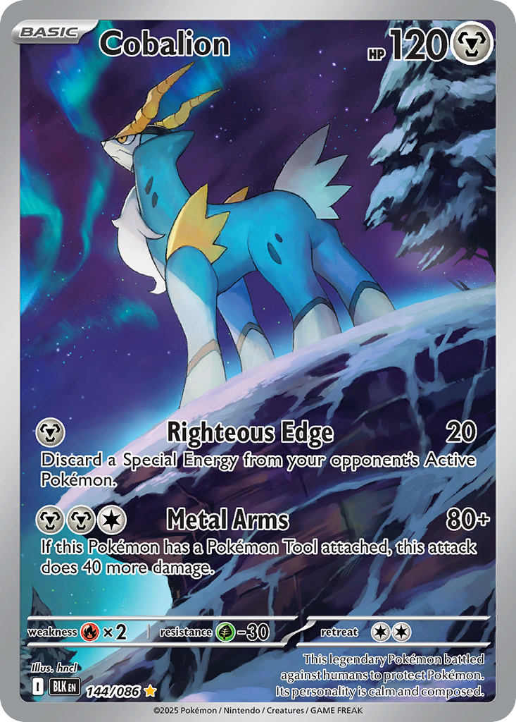 Cobalion - Black Bolt - 144