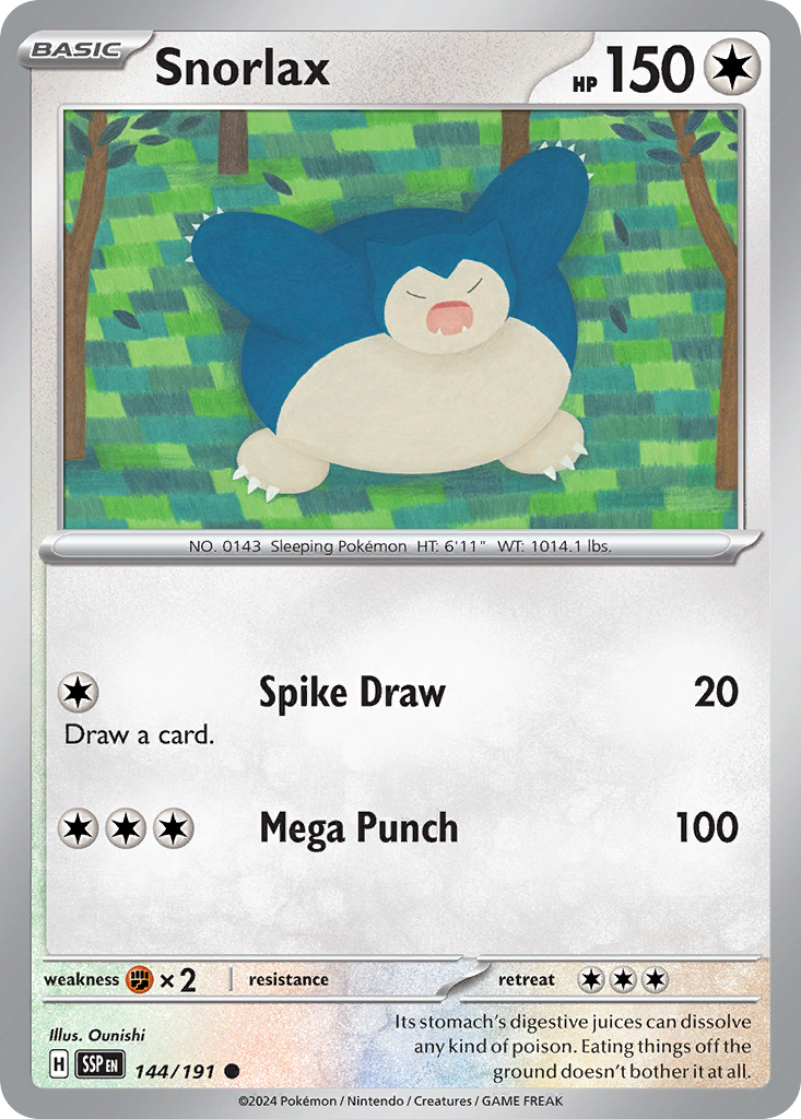 Snorlax - Surging Sparks - 144