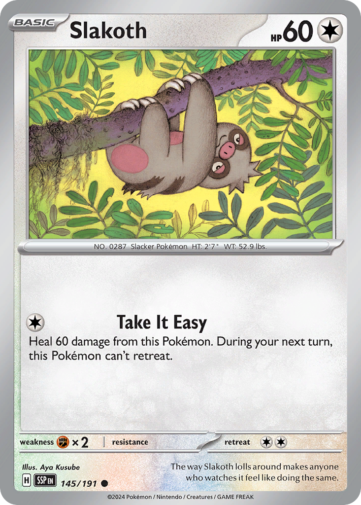 Slakoth - Surging Sparks - 145
