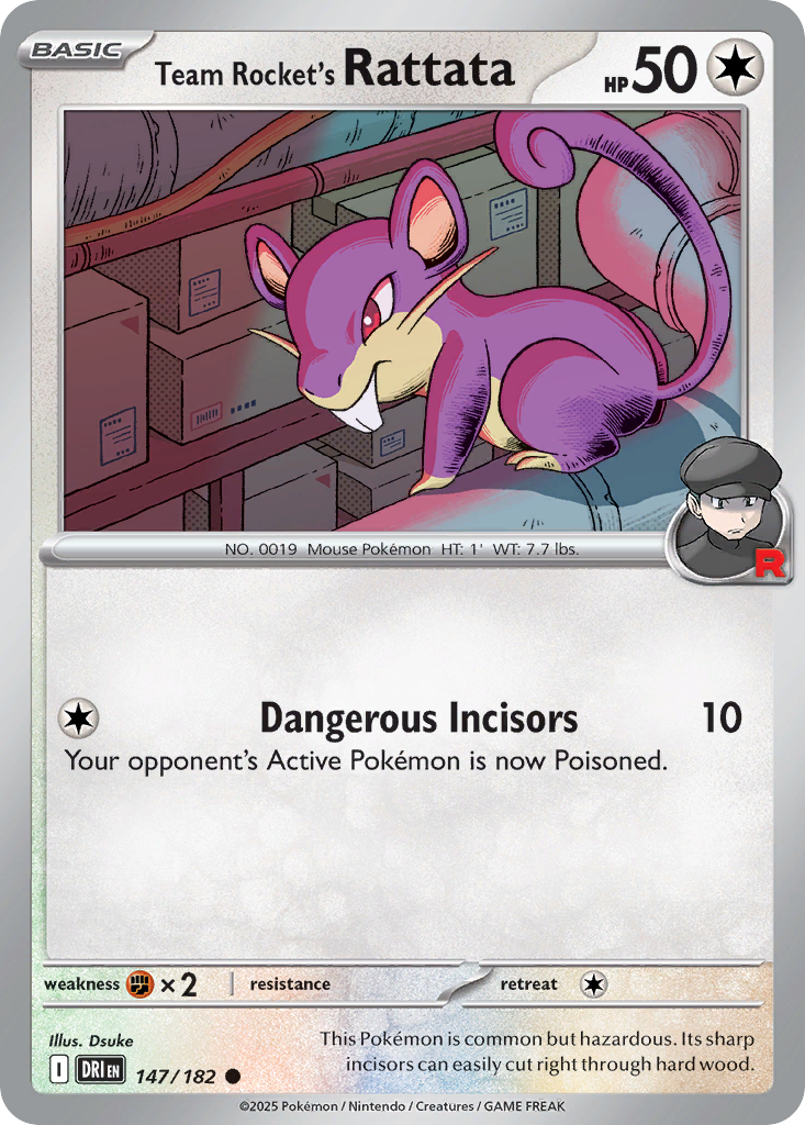 Team Rocket's Rattata - Destined Rivals - 147