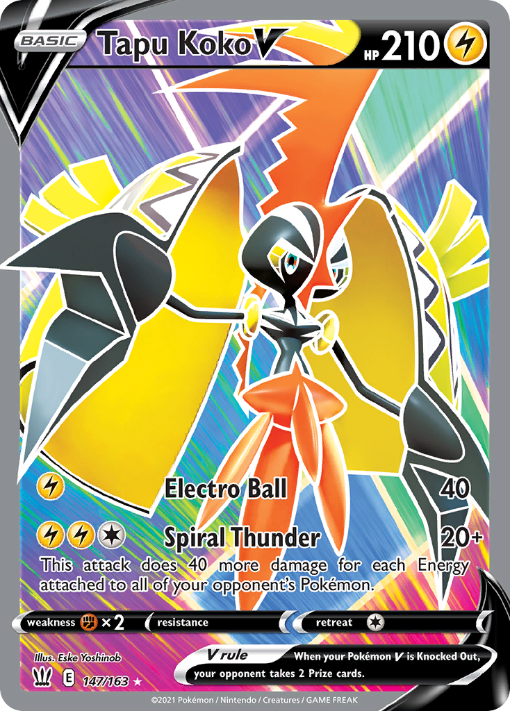 Tapu Koko V - Battle Styles - 147
