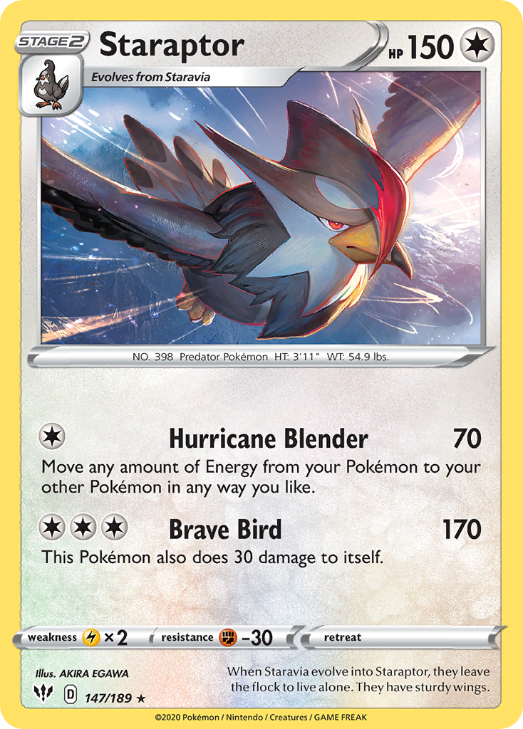Staraptor - Darkness Ablaze - 147