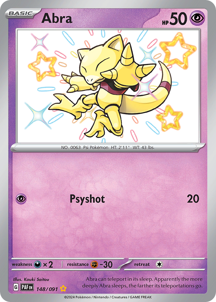 Abra - Paldean Fates - 148