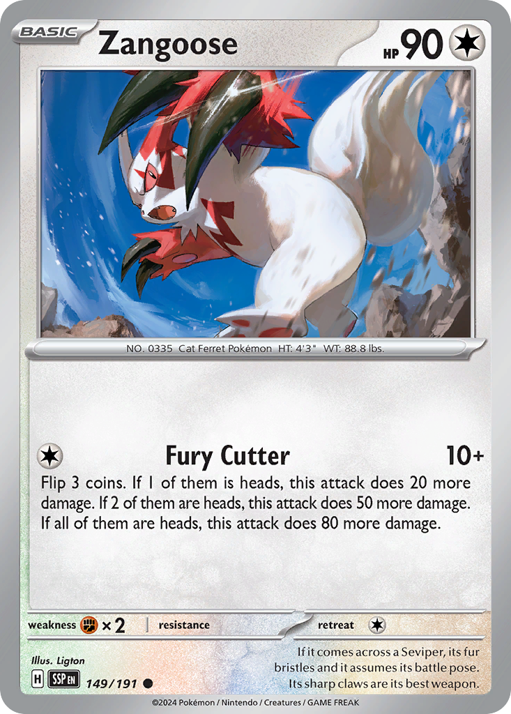 Zangoose - Surging Sparks - 149