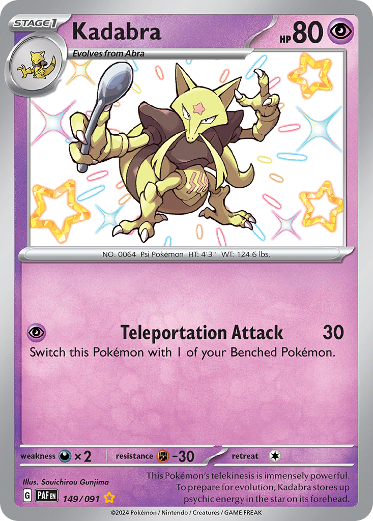 Kadabra - Paldean Fates - 149