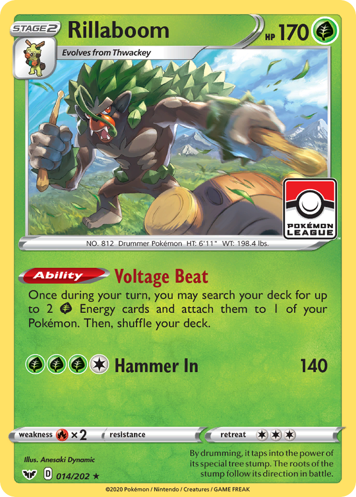 Rillaboom - Sword & Shield - 014