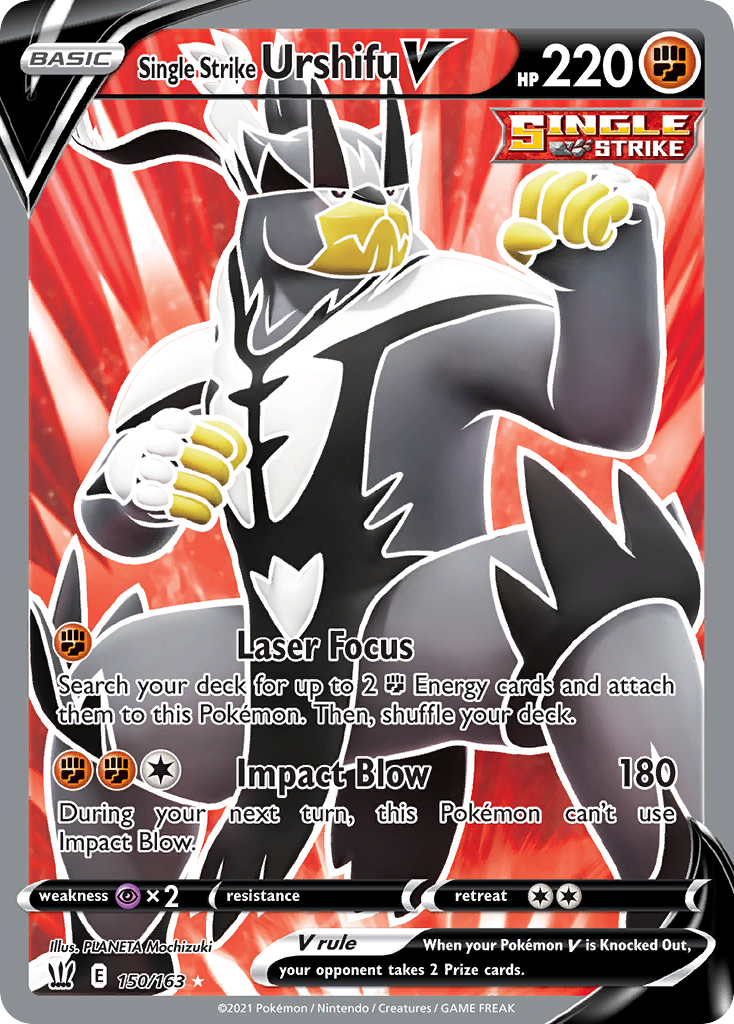 Single Strike Urshifu V - Battle Styles - 150