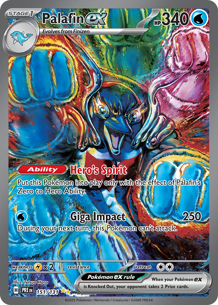 Palafin ex - Prismatic Evolutions - 151