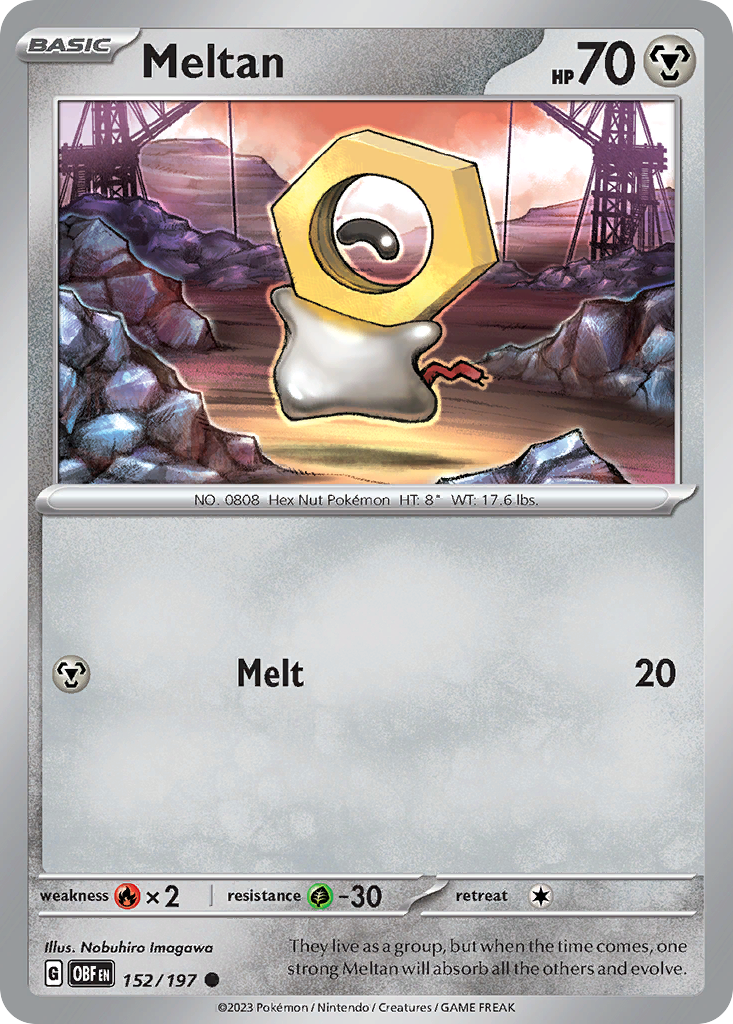 Meltan - Obsidian Flames - 152