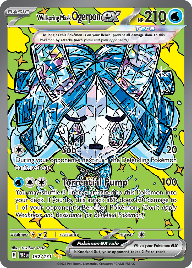 Wellspring Mask Ogerpon ex - Prismatic Evolutions - 152