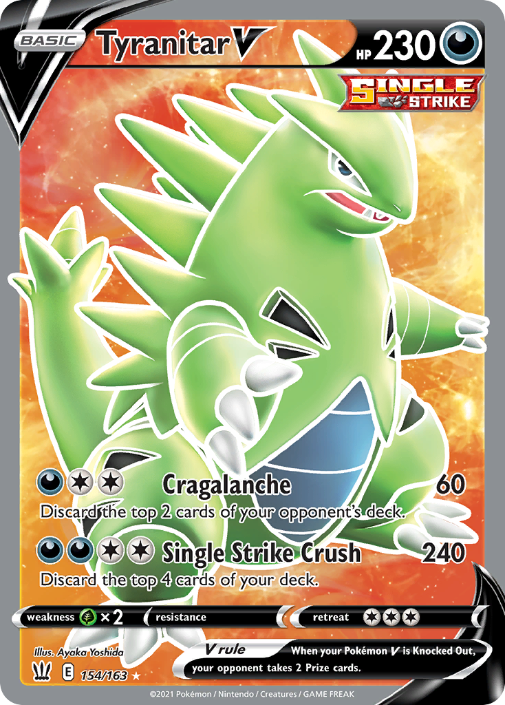 Tyranitar V - Battle Styles - 154