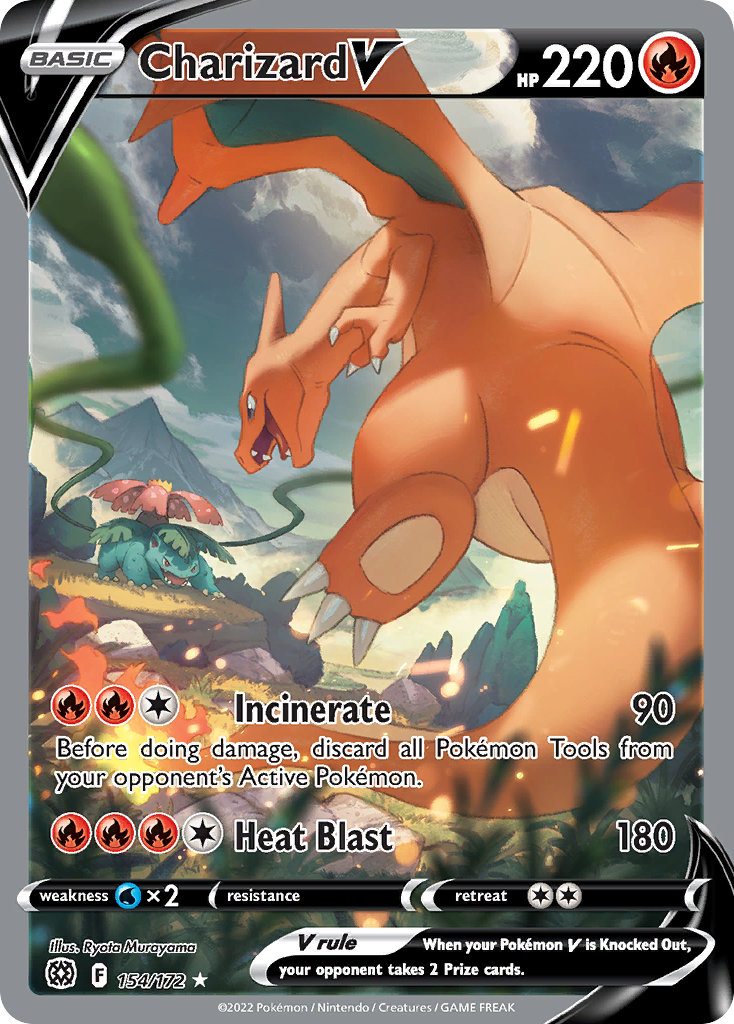 Charizard V - Brilliant Stars - 154
