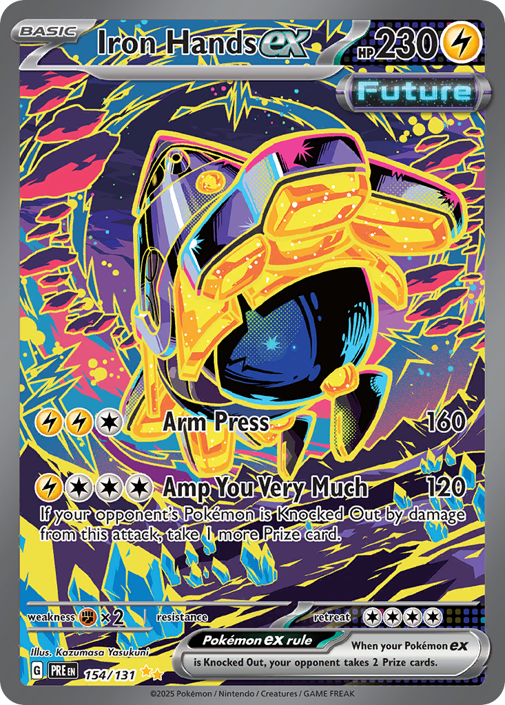 Iron Hands ex - Prismatic Evolutions - 154