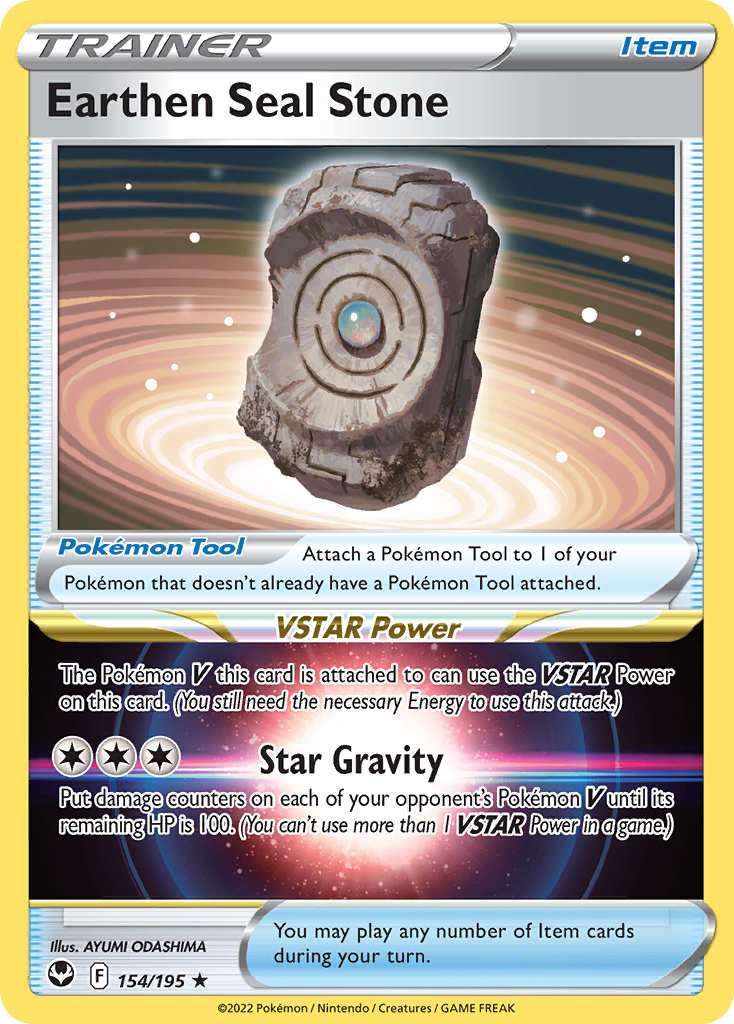 Earthen Seal Stone - Silver Tempest - 154