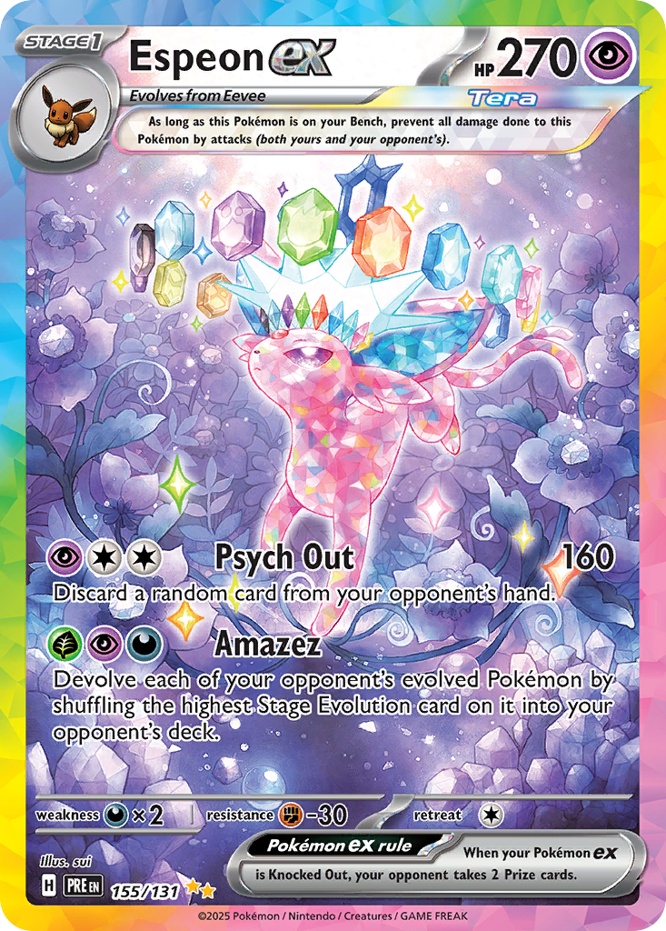 Espeon ex - Prismatic Evolutions - 155