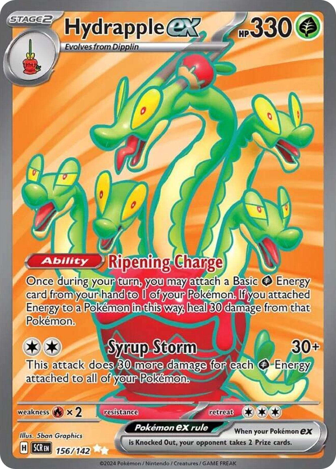 Hydrapple ex - Stellar Crown - 156