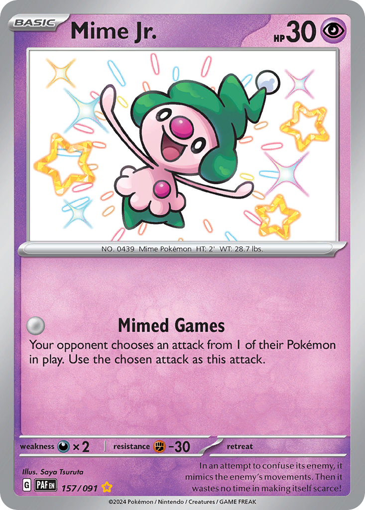Mime Jr. - Paldean Fates - 157