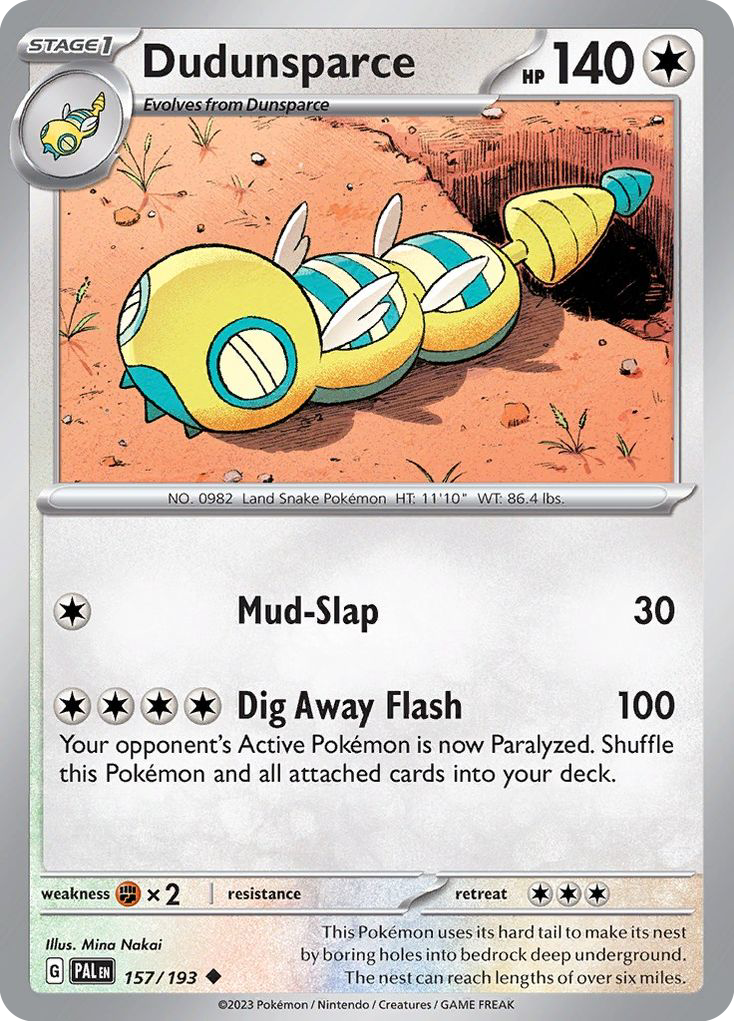 Dudunsparce - Paldea Evolved - 157