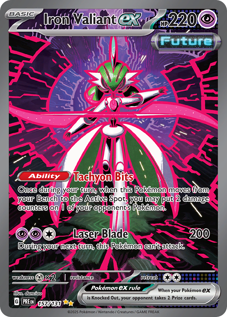 Iron Valiant ex - Prismatic Evolutions - 157