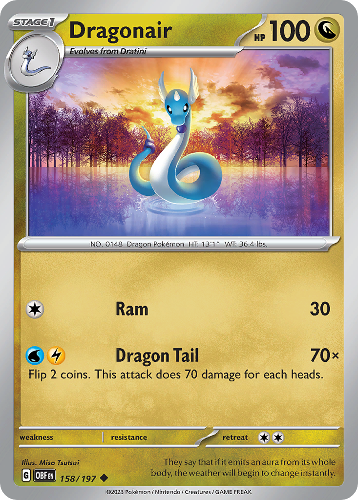 Dragonair - Obsidian Flames - 158
