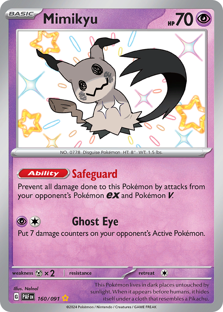 Mimikyu - Paldean Fates - 160