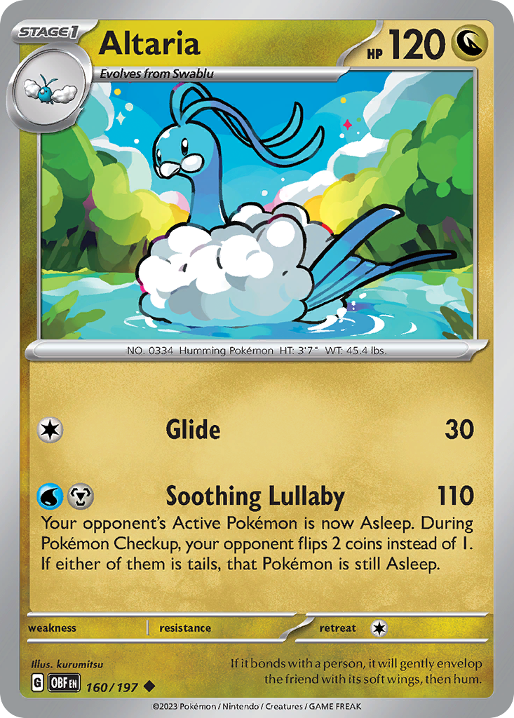 Altaria - Obsidian Flames - 160