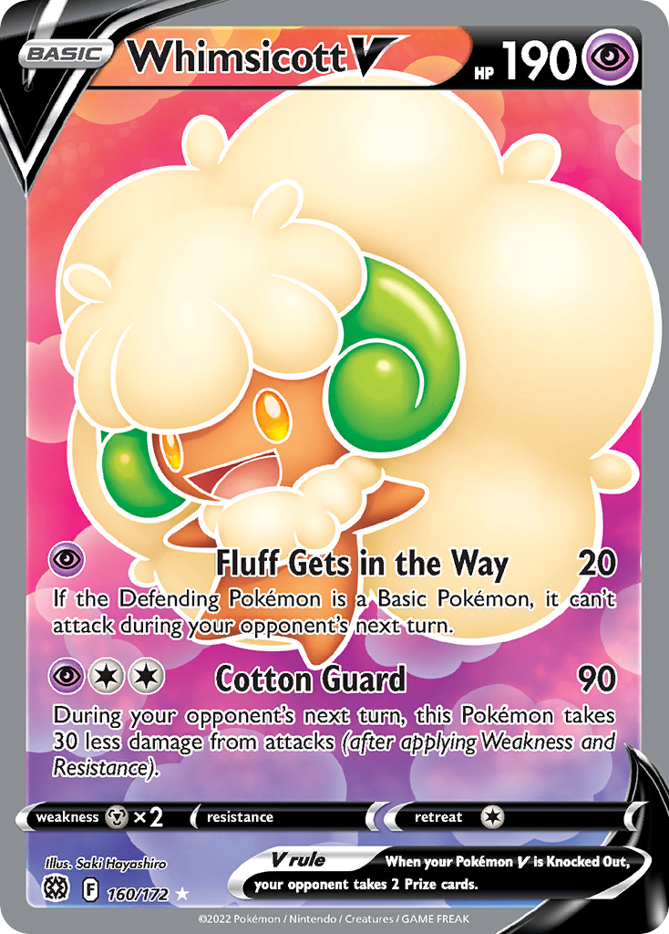 Whimsicott V - Brilliant Stars - 160